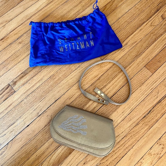 Perfect for the holidays! STUART WEITZMAN Slingback Shoes & Clutch Purse - Picture 6 of 8